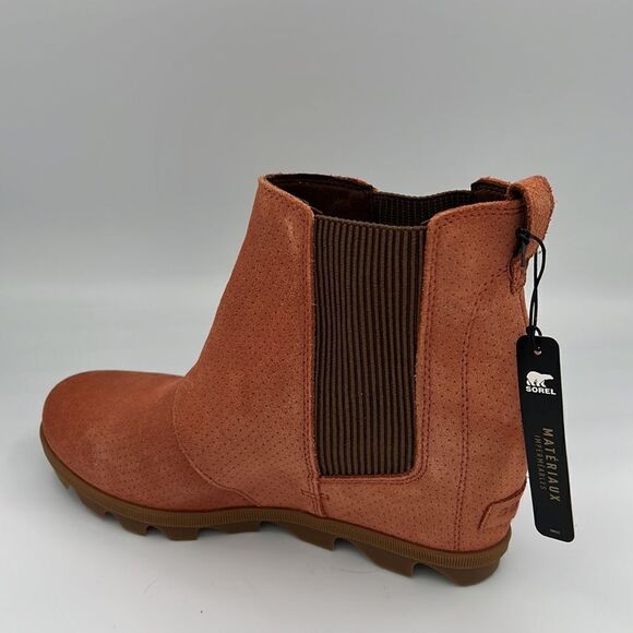 NWT Sorel Joan Of Artic Il Orange Suede Leather
Wedge Chelsea Boot 9.5 - Picture 11 of 11